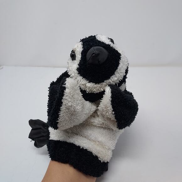 CalToy Penguin Black & White 10" Hand Puppet - Picture 4 of 7
